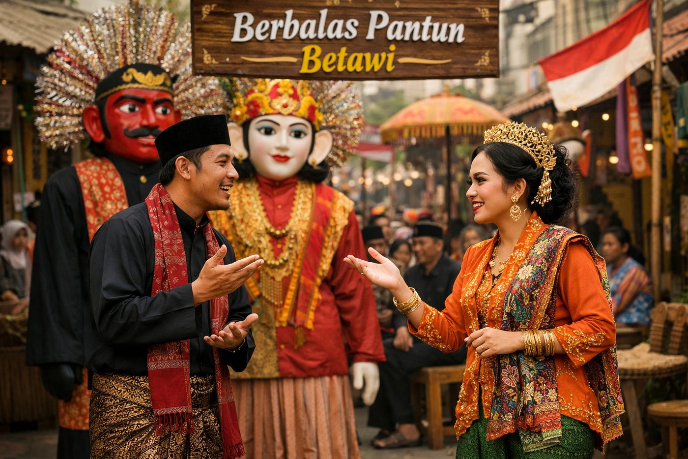Berbalas Pantun — Puisi Rakyat